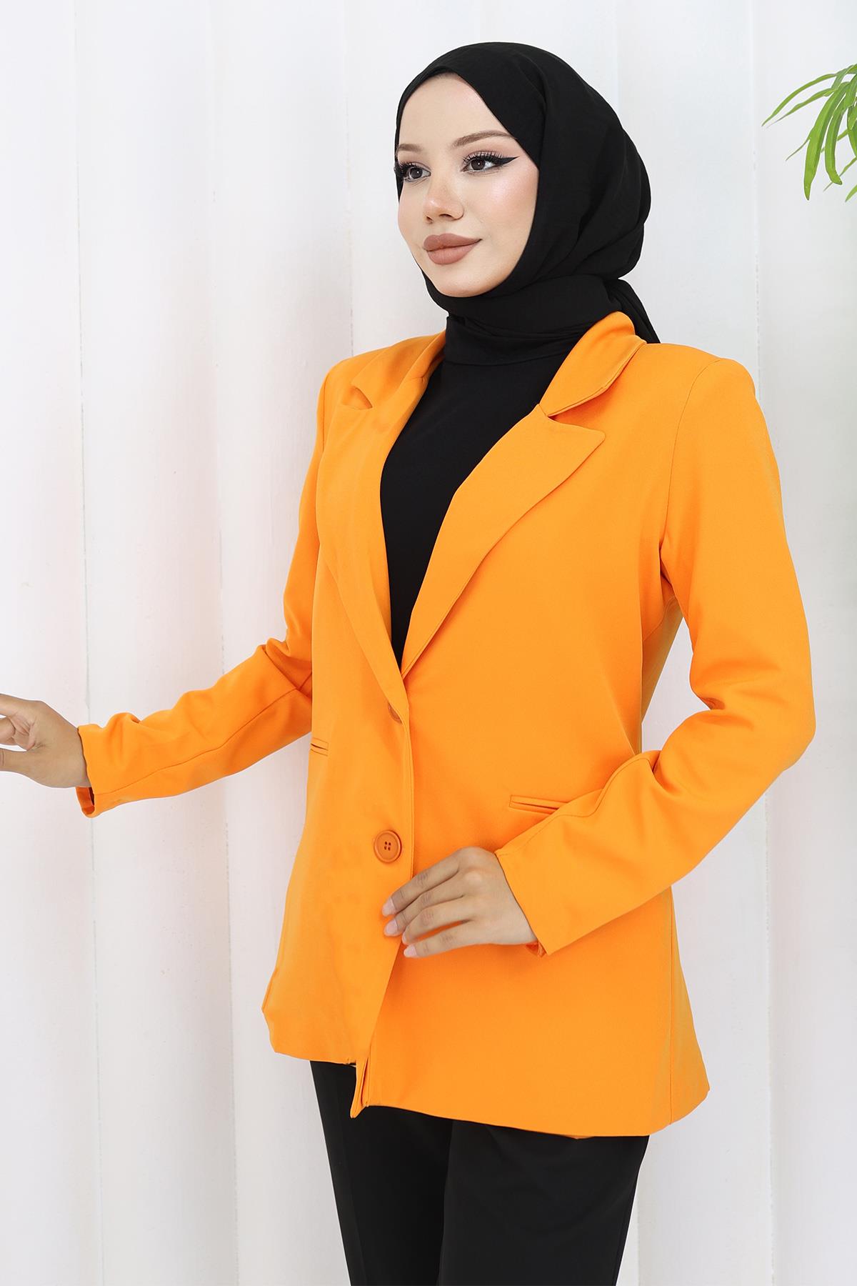 Damen Schwarze Jacke - Stil 6146