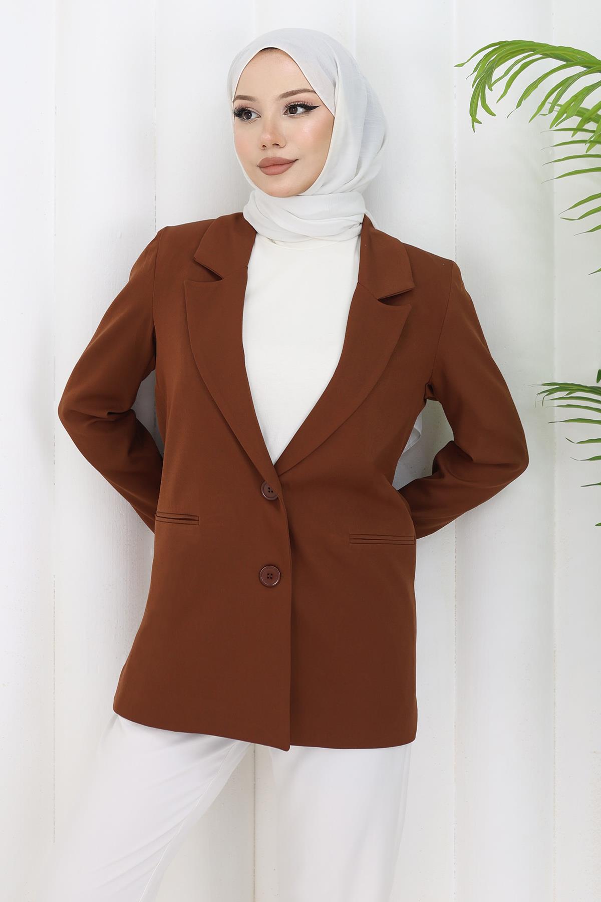 Damen Schwarze Jacke - Stil 6146