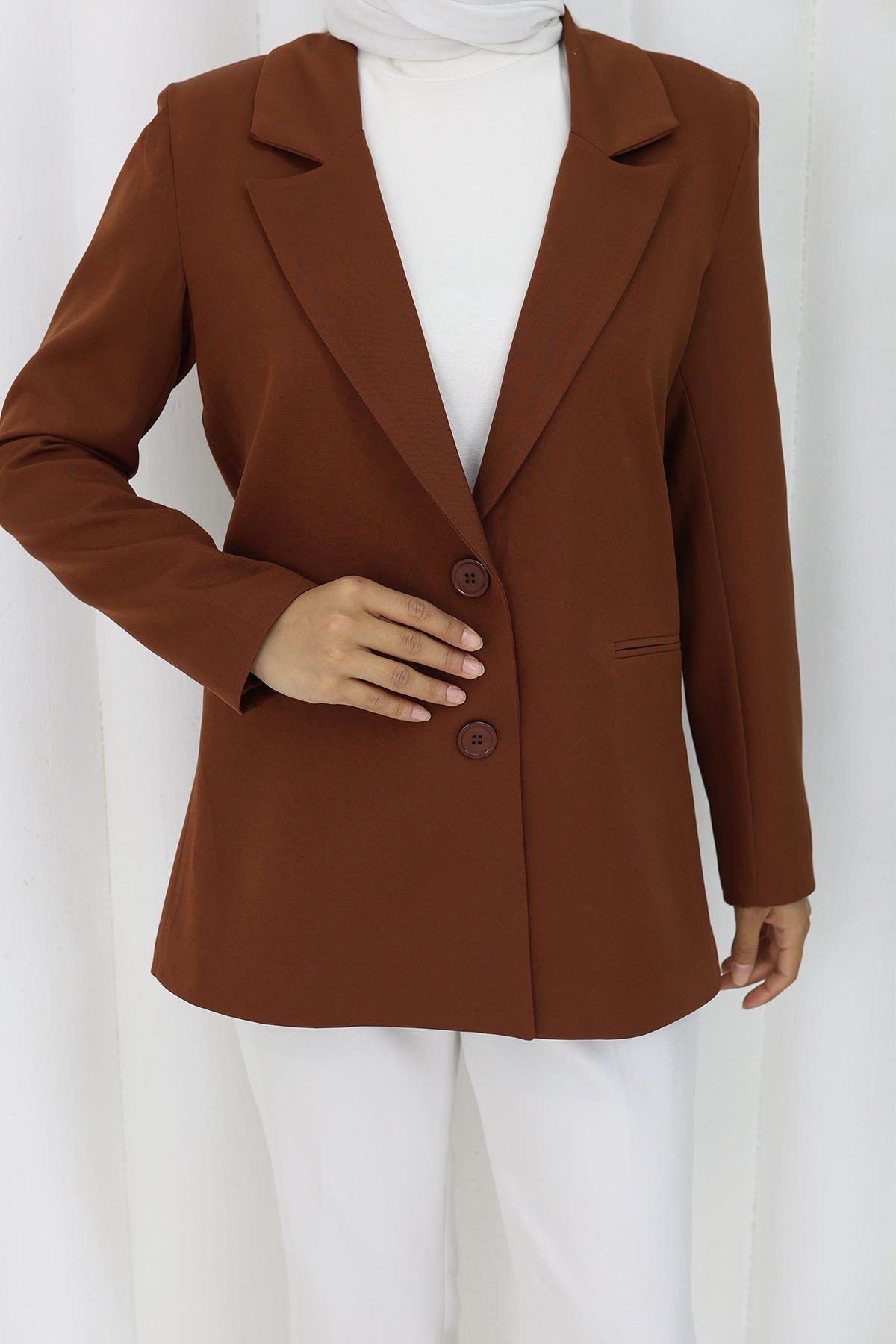 Damen Schwarze Jacke - Stil 6146