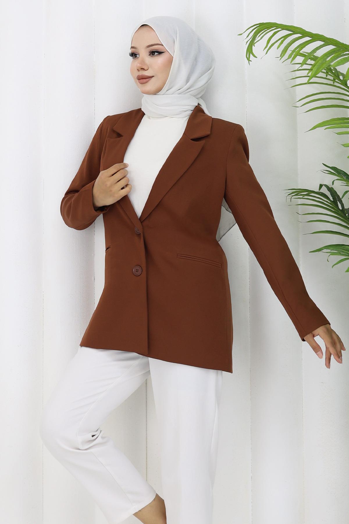 Damen Schwarze Jacke - Stil 6146