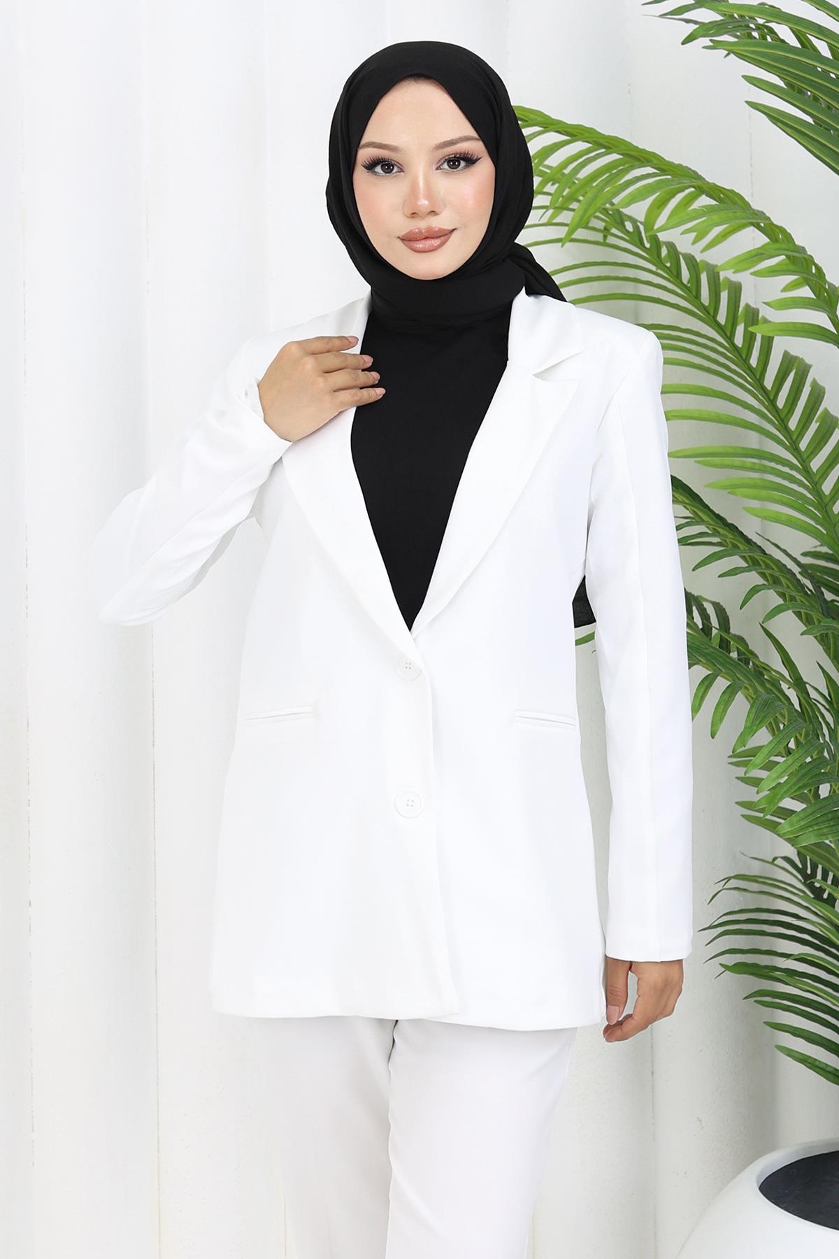 Damen Schwarze Jacke - Stil 6146