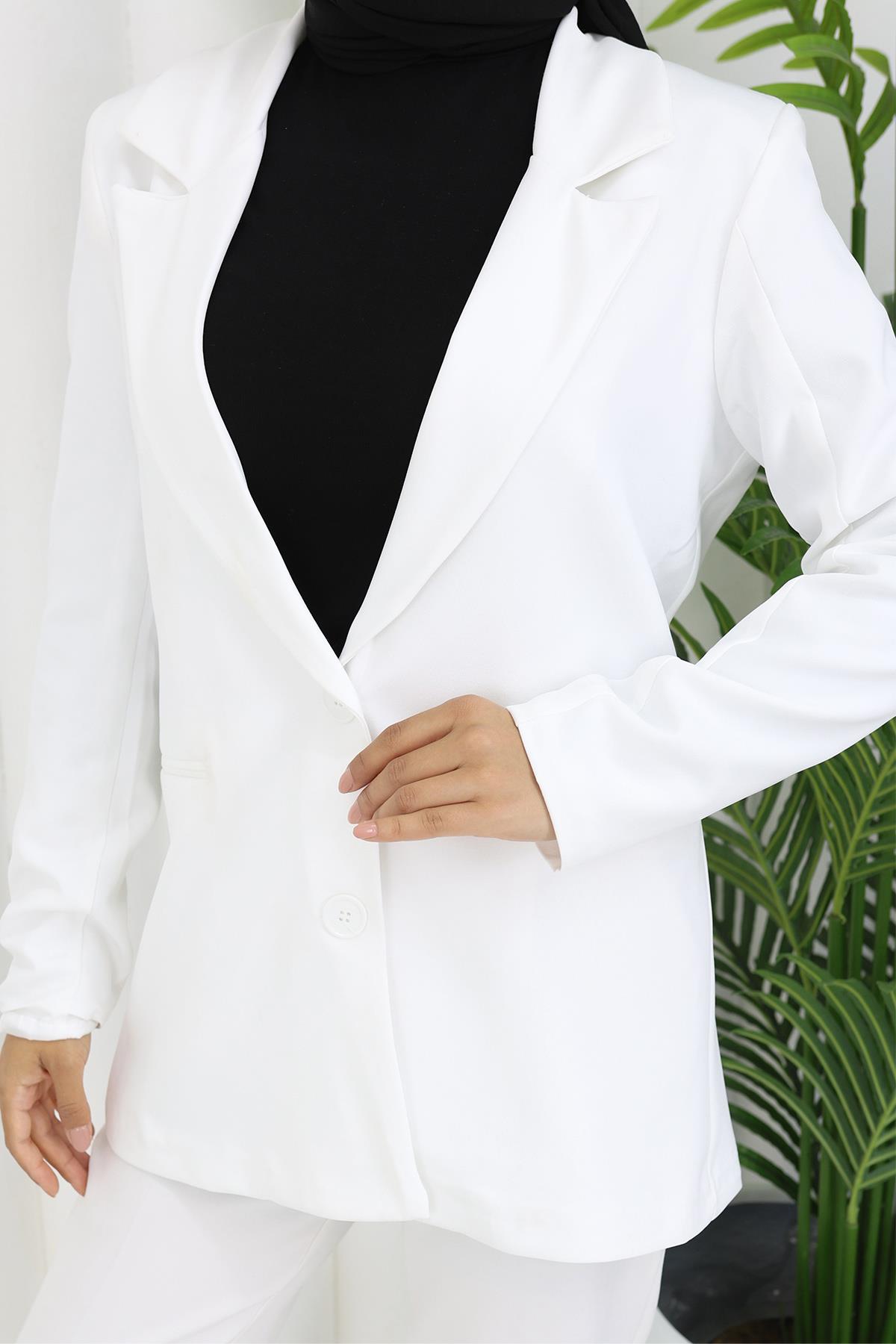 Damen Schwarze Jacke - Stil 6146