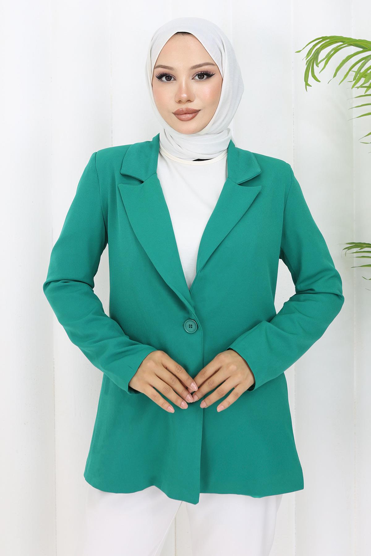 Damen Schwarze Jacke - Stil 6146