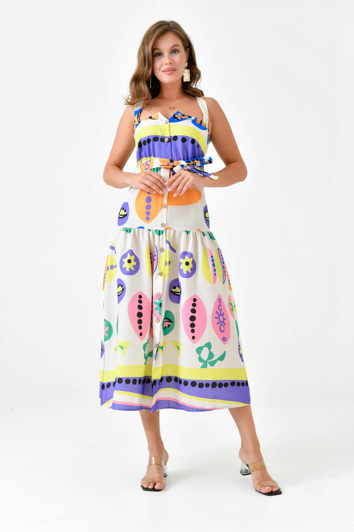 Maxikleid mit Trägern