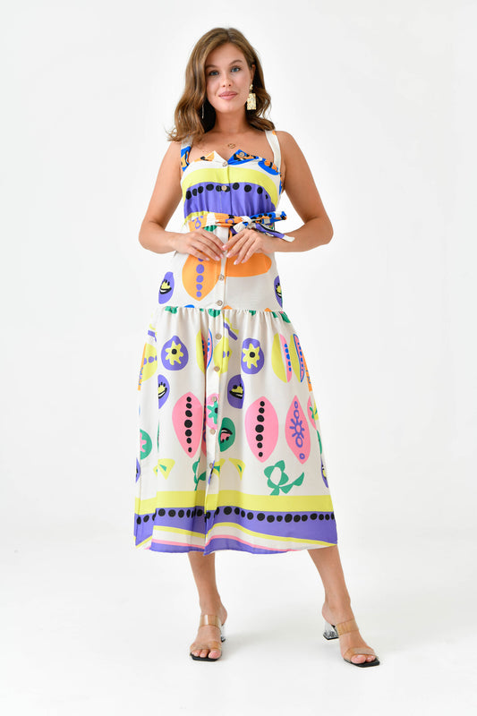 Maxikleid mit Trägern