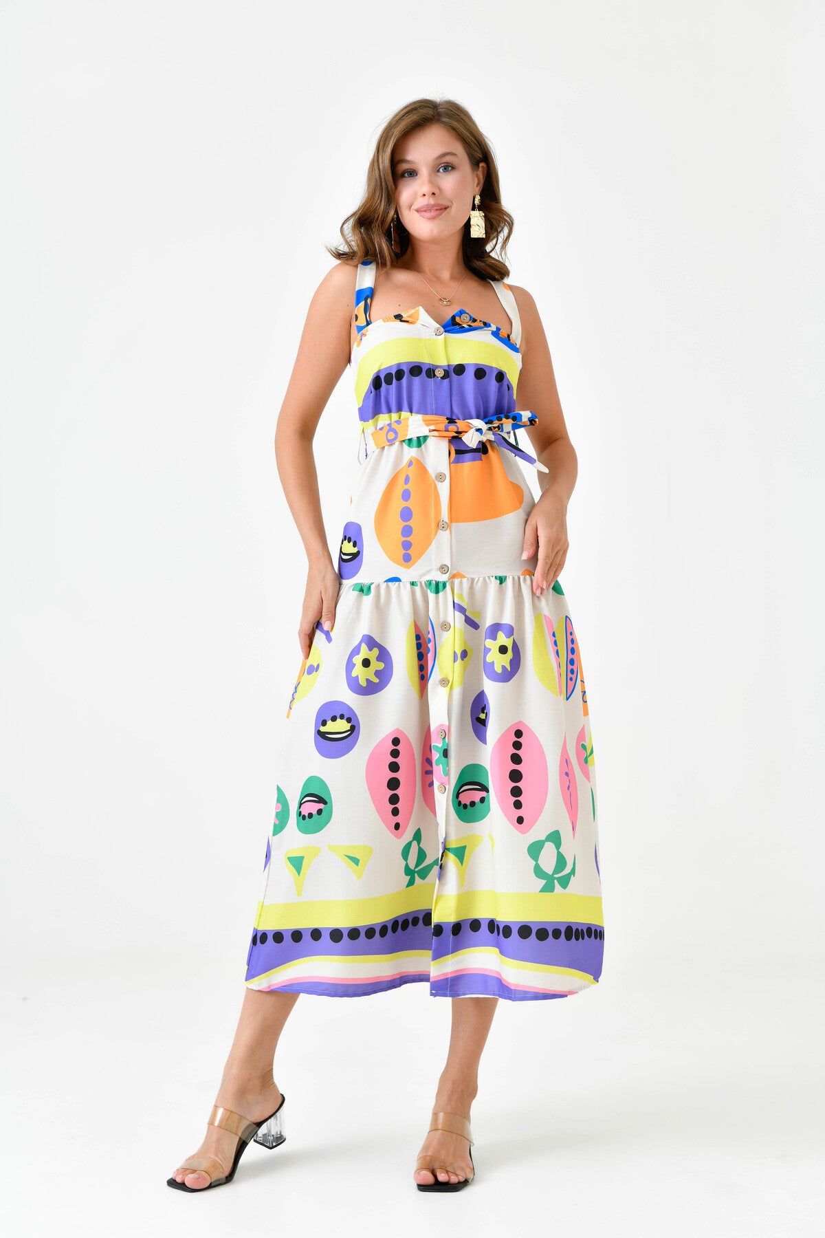 Maxikleid mit Trägern