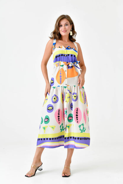 Maxikleid mit Trägern