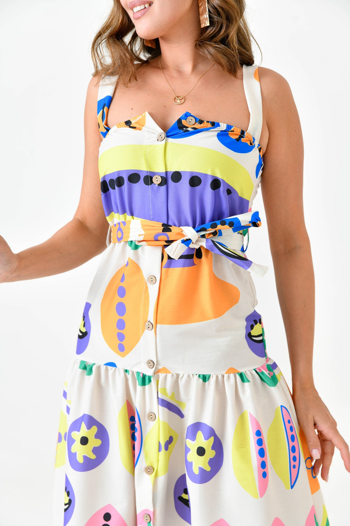 Maxikleid mit Trägern