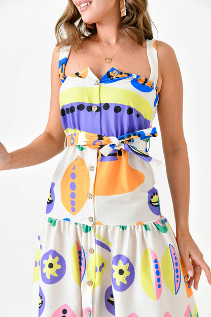 Maxikleid mit Trägern
