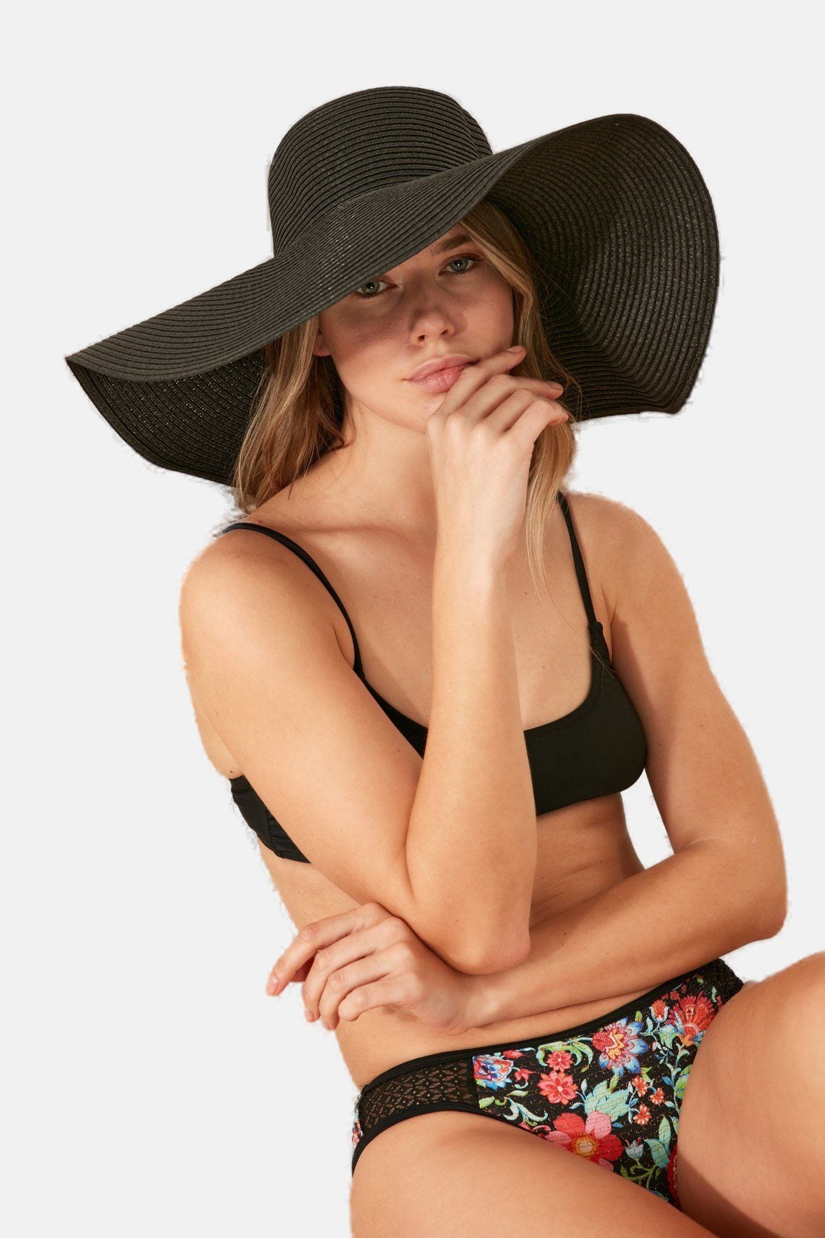 Damen Stroh Strandhut