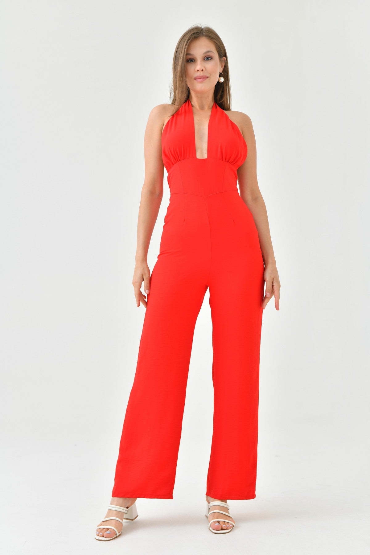 Jumpsuit mit weitem Bein