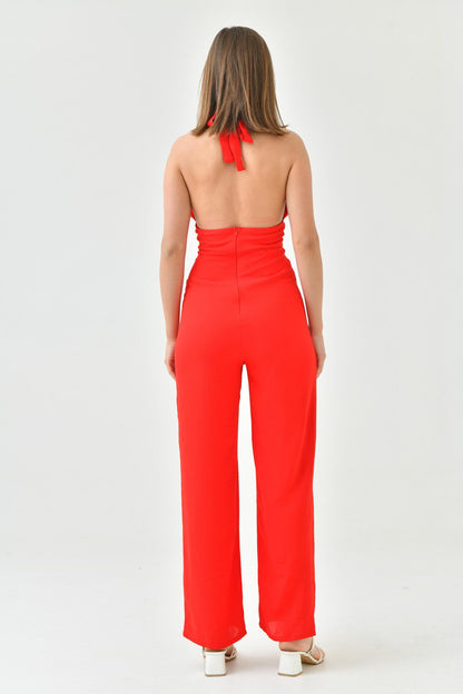 Jumpsuit mit weitem Bein