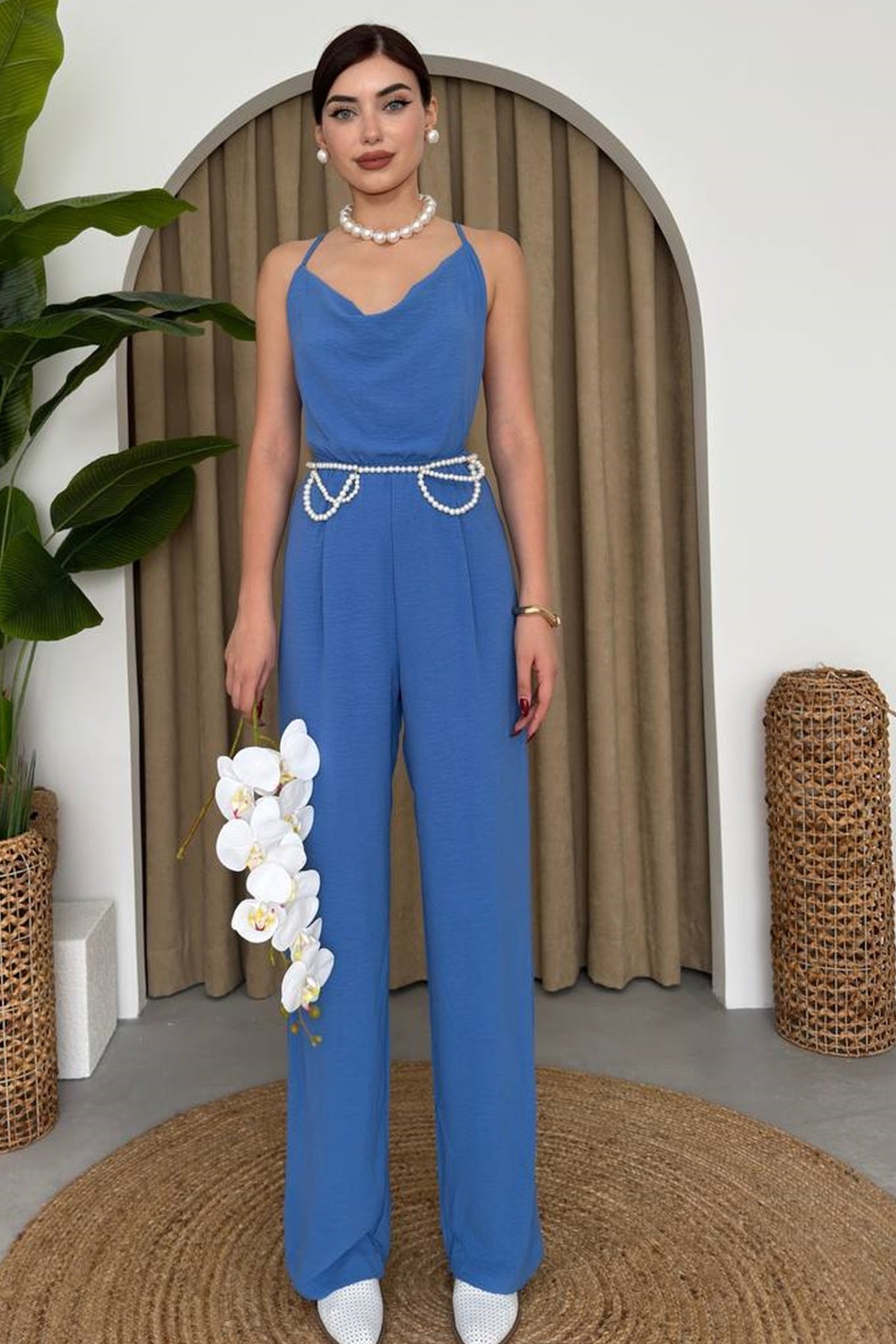 Jumpsuit mit Trägern