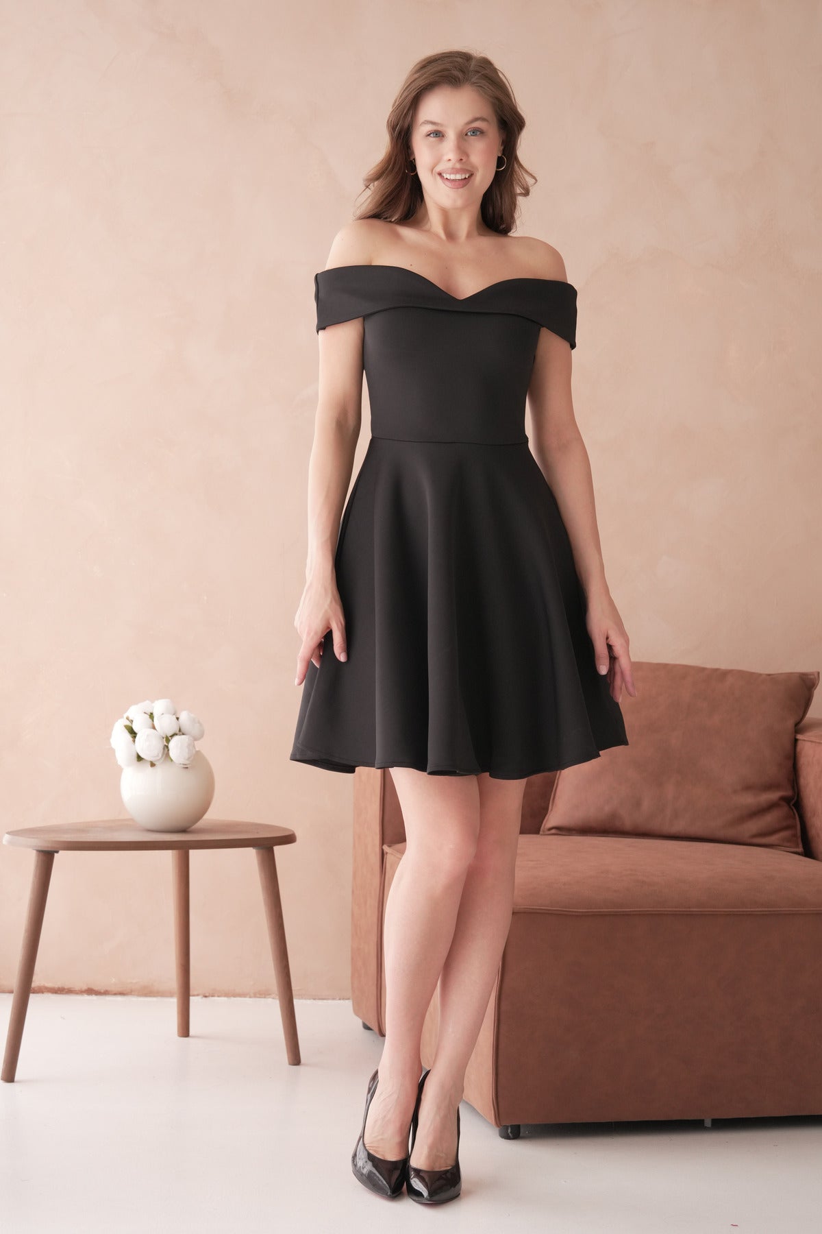 Trägerloses Kleid