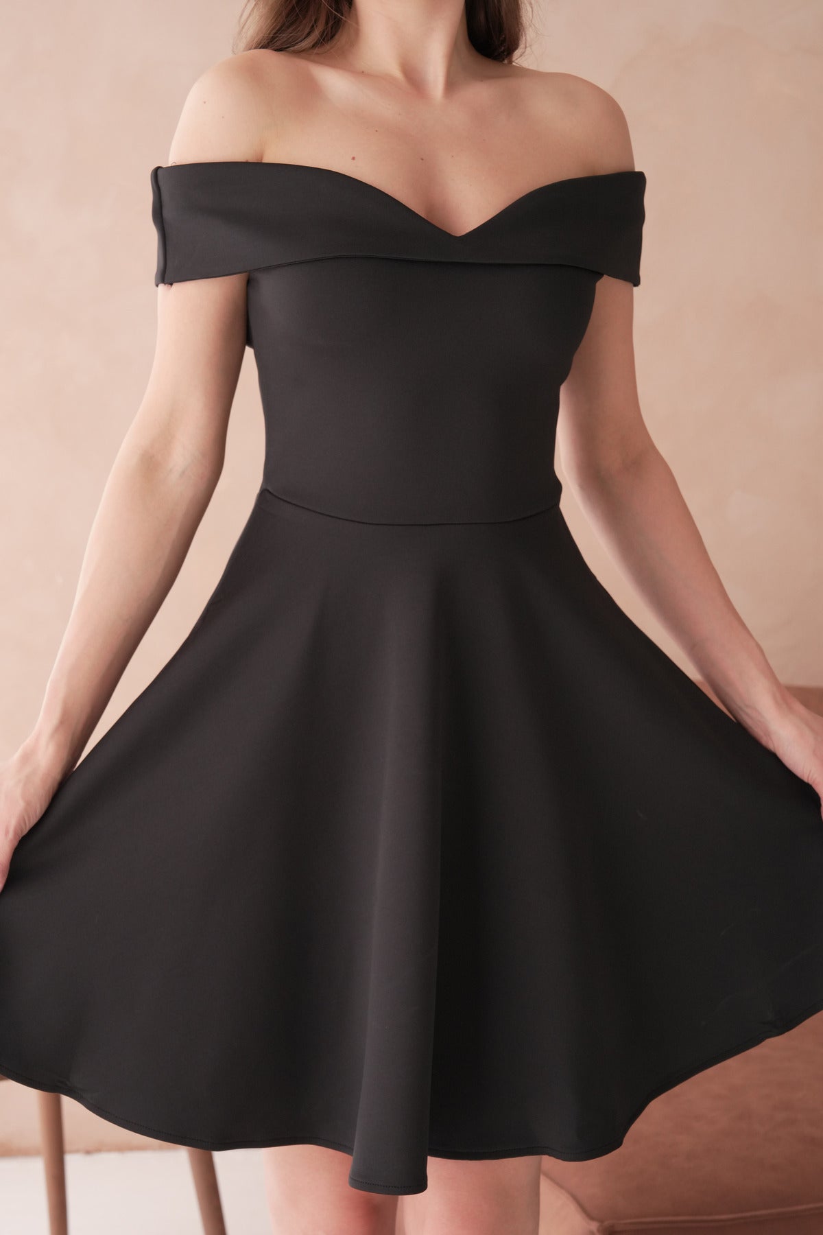 Trägerloses Kleid