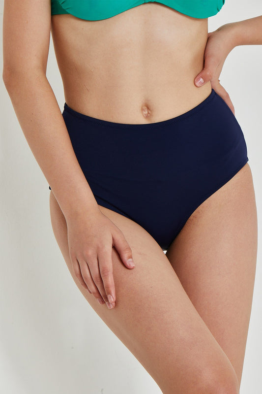 Hohe Taille Damen Bikinihose