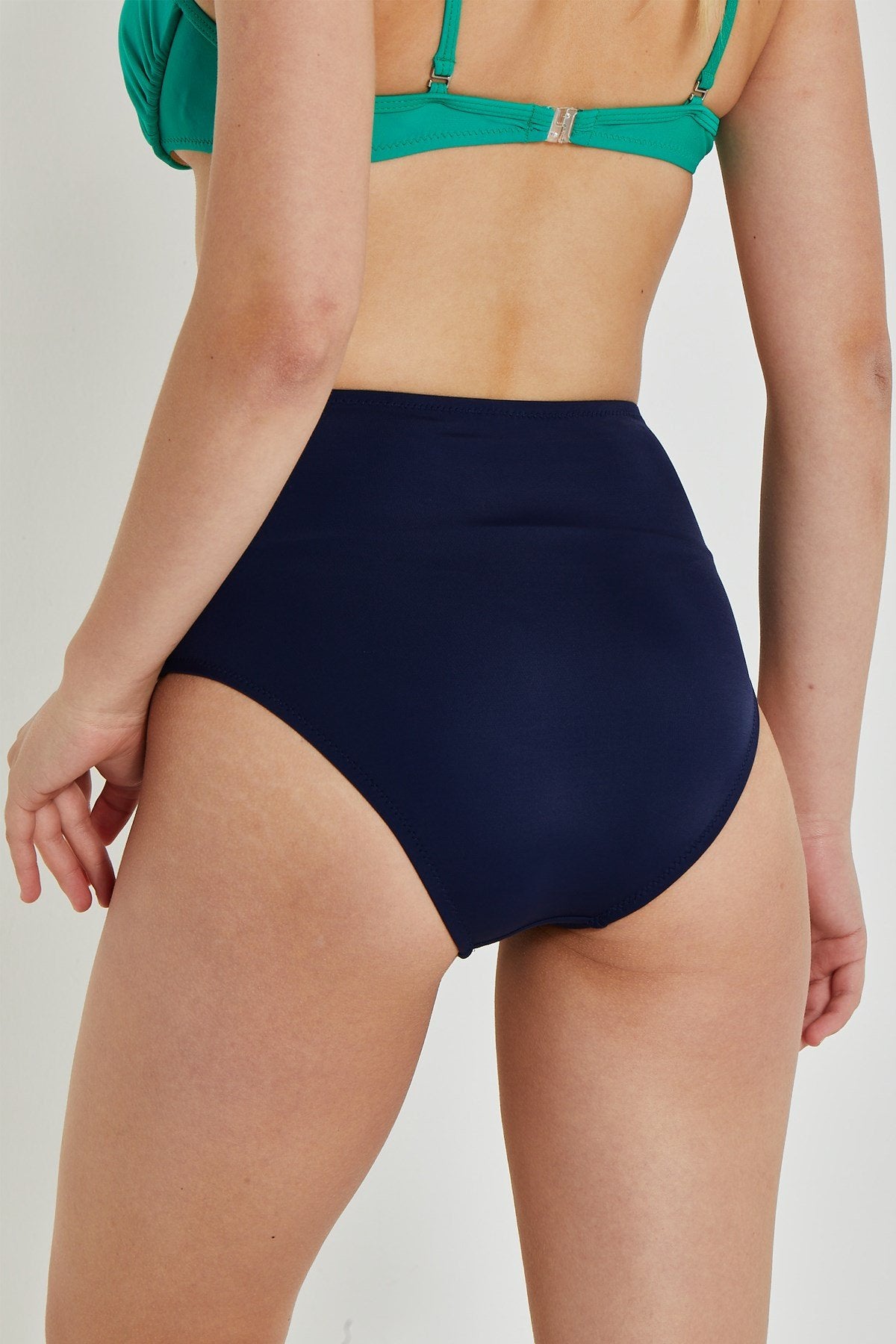 Hohe Taille Damen Bikinihose