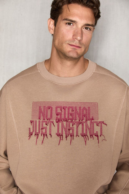 KAEL Herren Besticktes Sweatshirt
