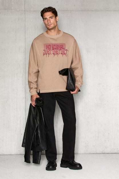KAEL Herren Besticktes Sweatshirt