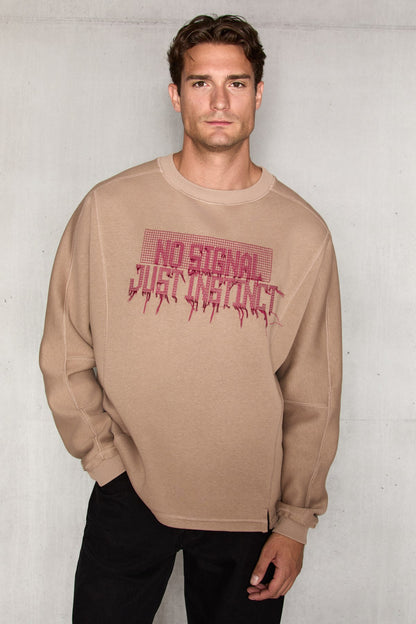 KAEL Herren Besticktes Sweatshirt