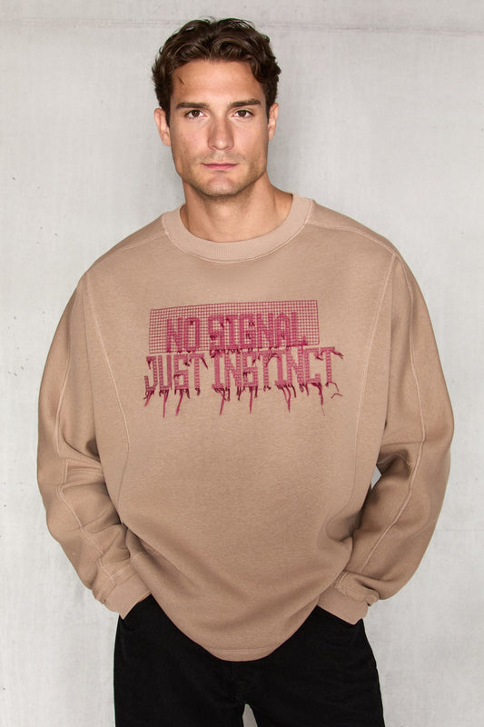 KAEL Herren Besticktes Sweatshirt