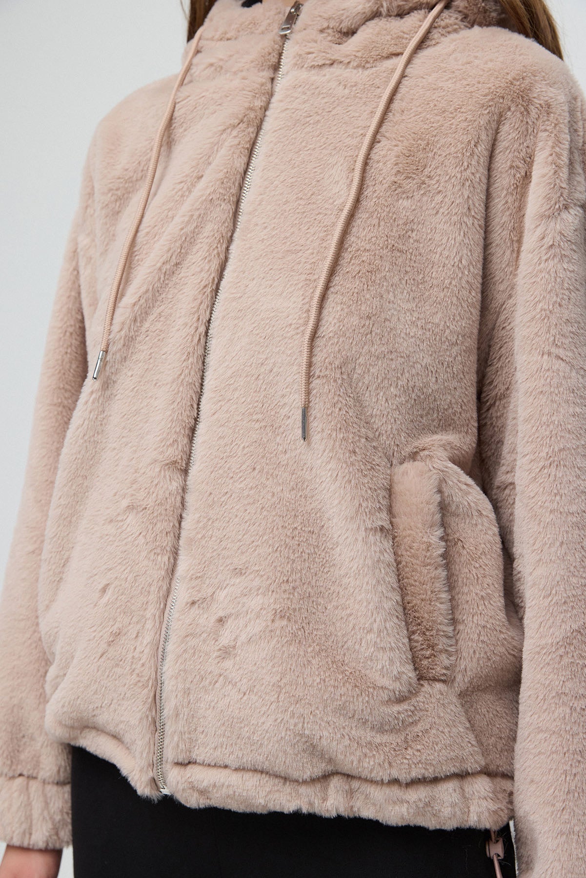 Fleecejacke mit Reißverschluss