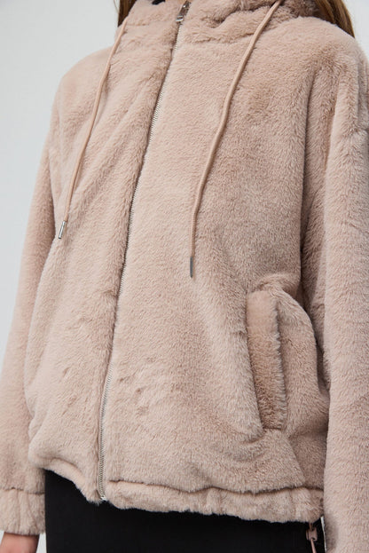 Fleecejacke mit Reißverschluss