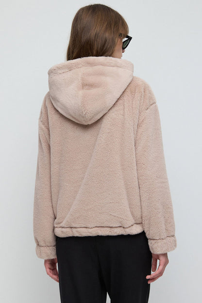 Fleecejacke mit Reißverschluss