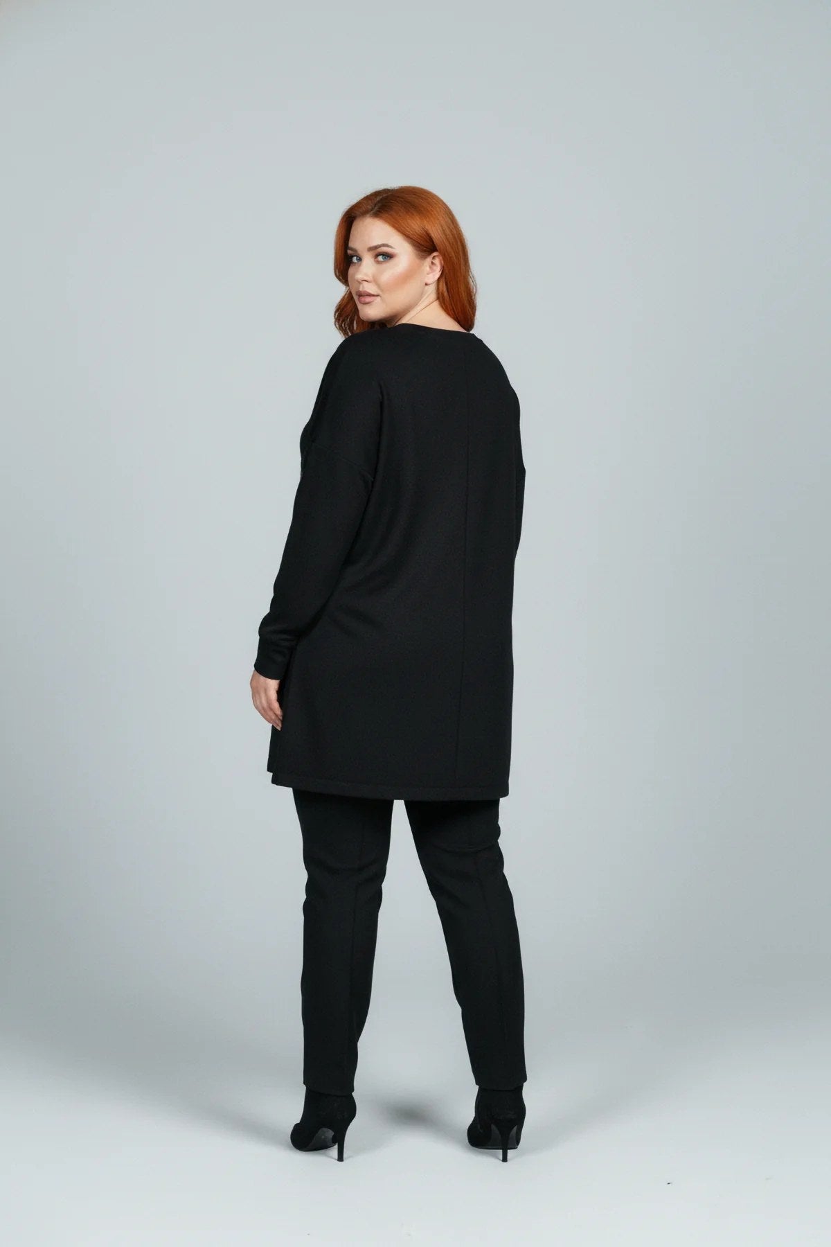 Sweatshirt mit Herzmuster