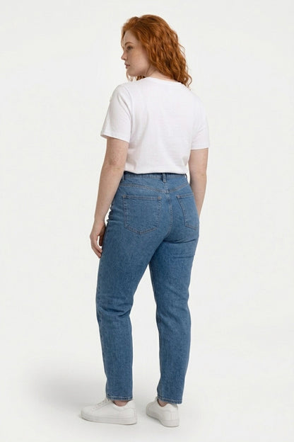 Herz-Detail Basic T-Shirt