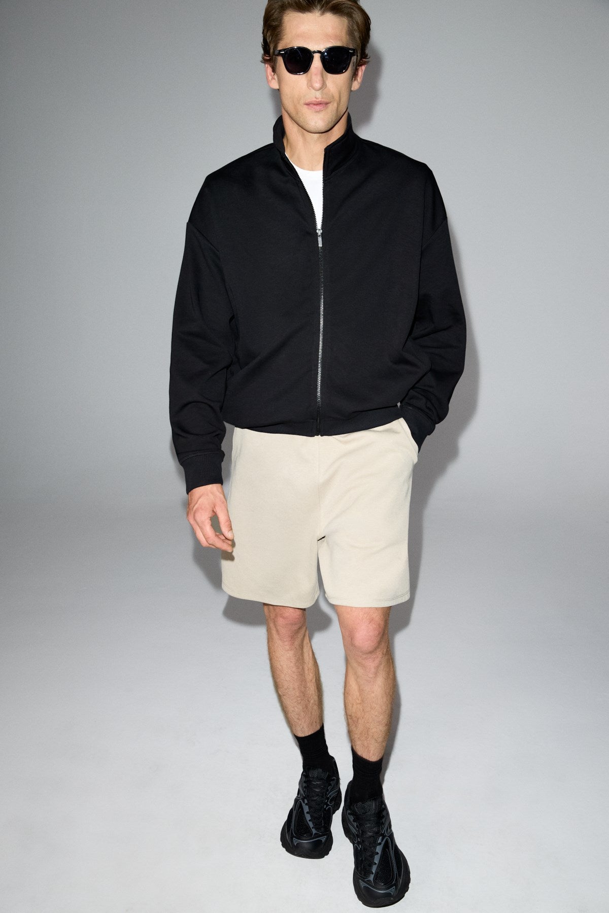 KANU Herren Sweatshirt mit Stehkragen