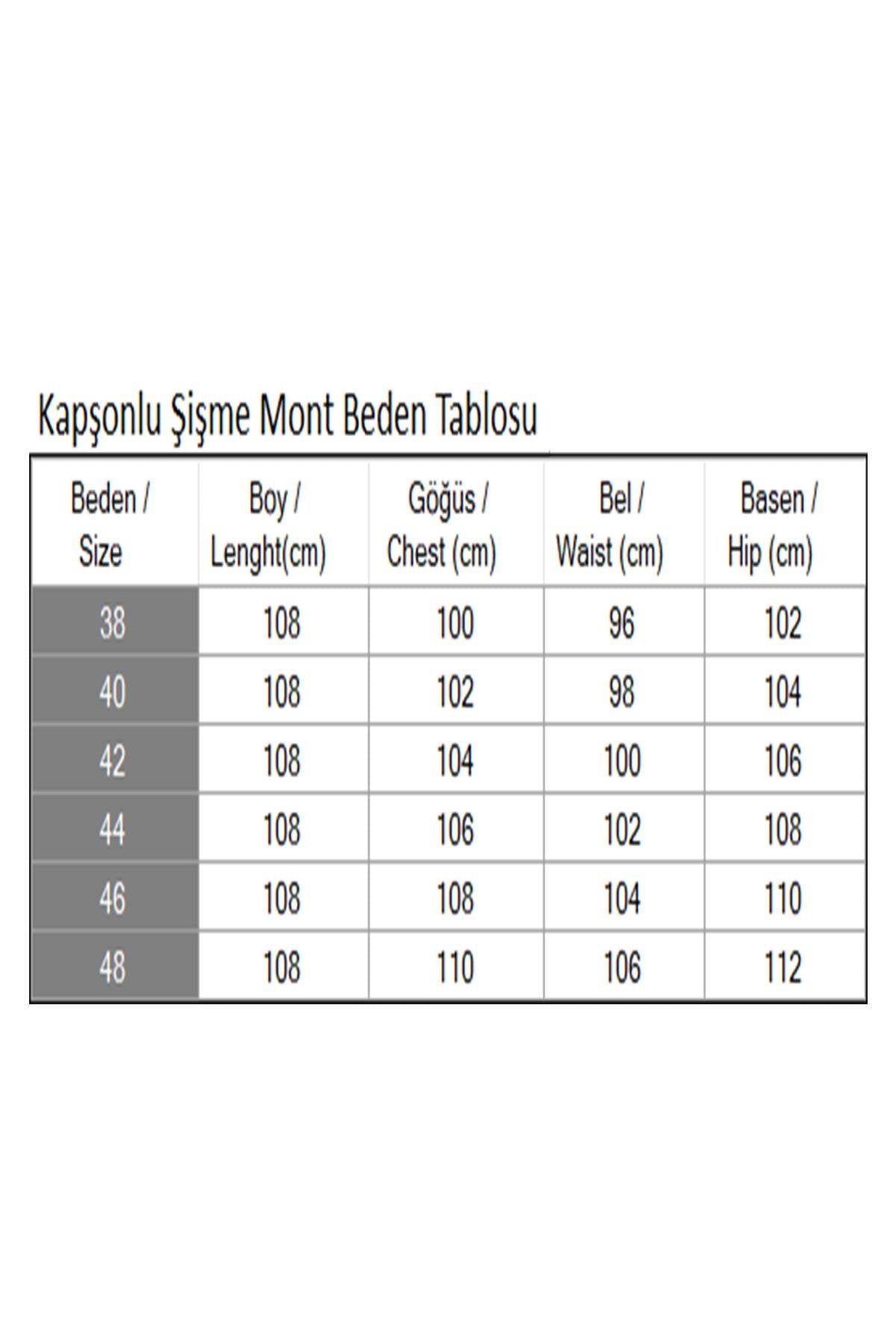 Schwarze Kapuzen-Steppjacke 6155