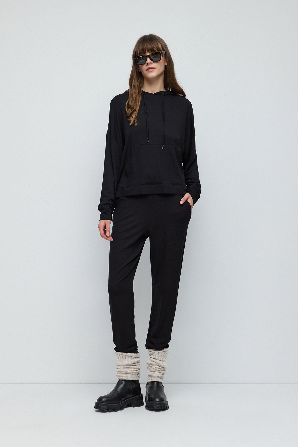 Kapuzenpullover mit Taschen