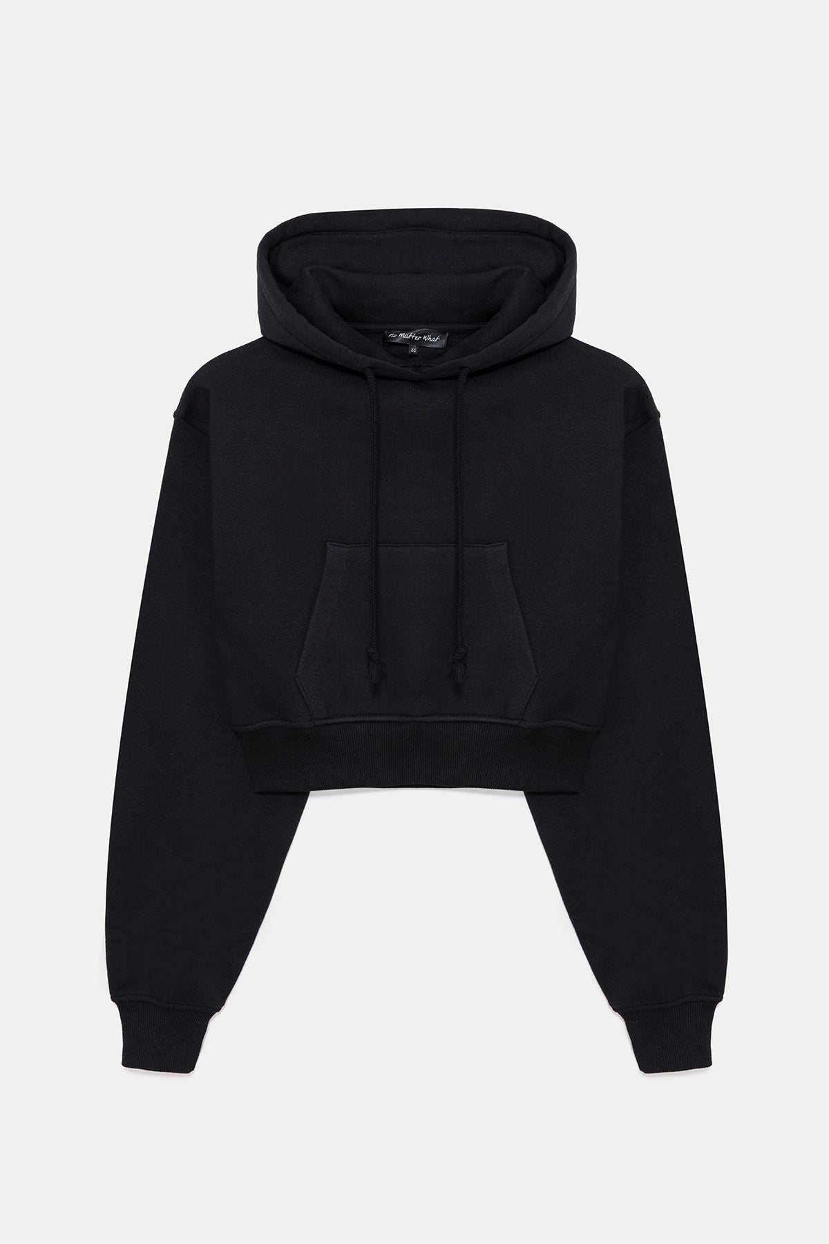 Kapuzen-Crop-Sweatshirt