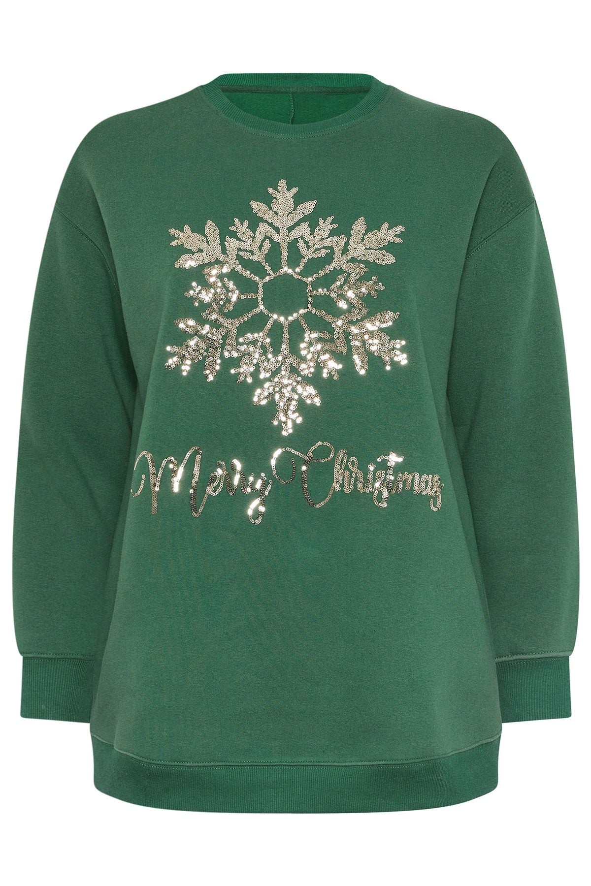 Sweatshirt mit Schneeflockenmuster
