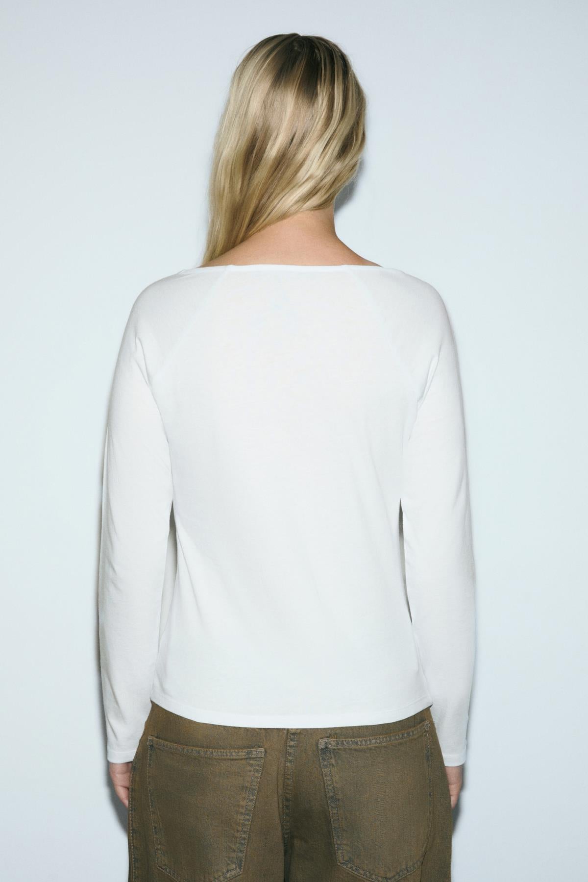 GRIMELANGE Damen Bluse aus Bio-Baumwolle Weiß