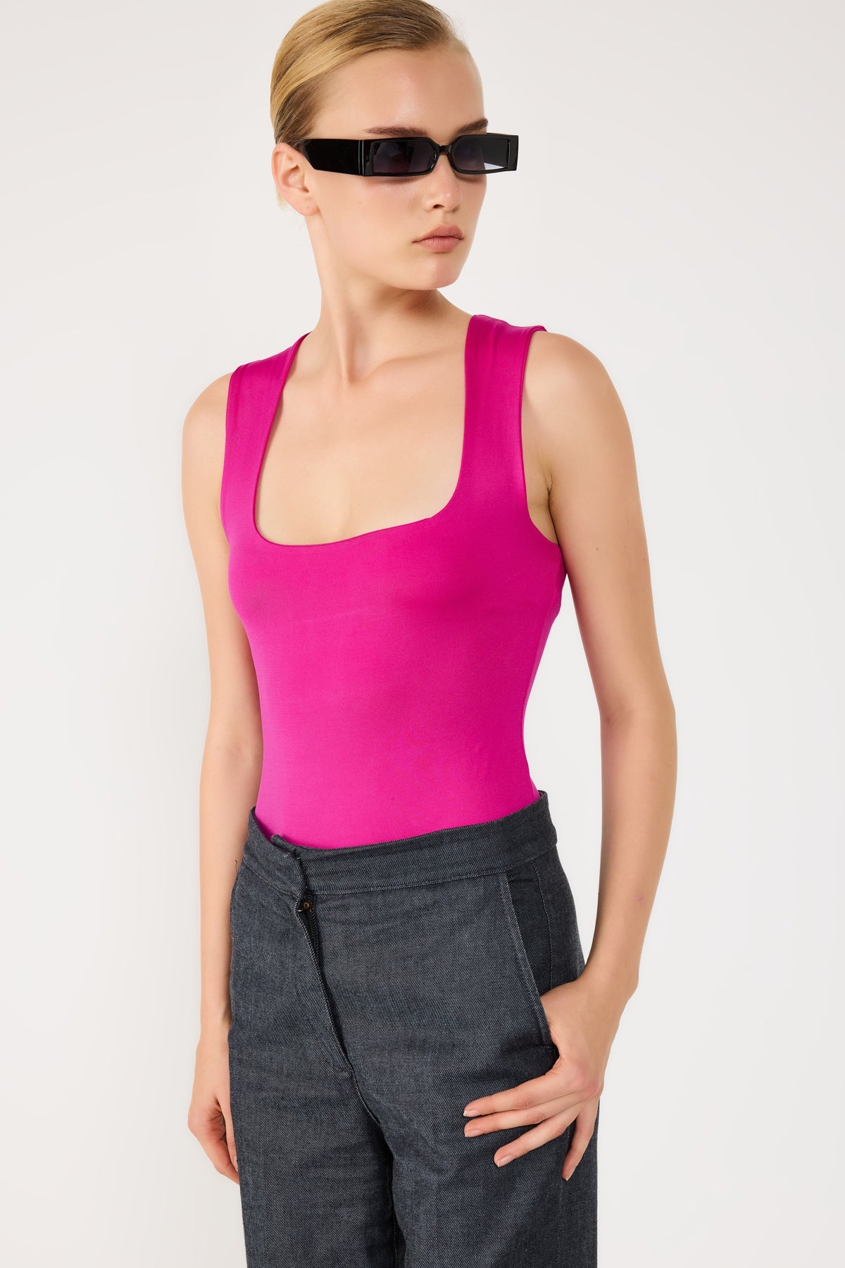 Ärmellose Bluse