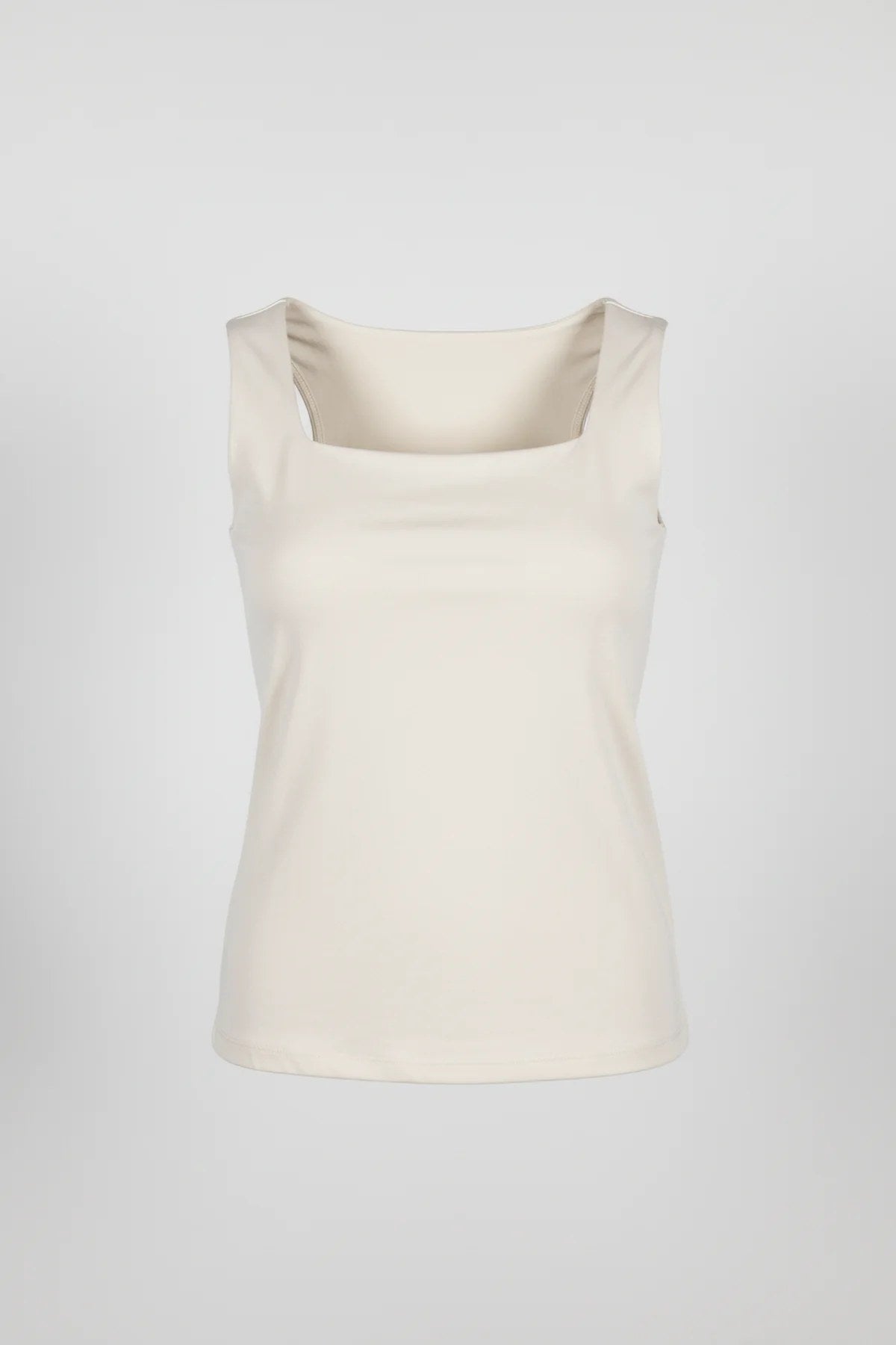 Basic-Tanktop mit eckigem Ausschnitt
