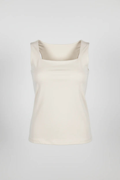 Basic-Tanktop mit eckigem Ausschnitt