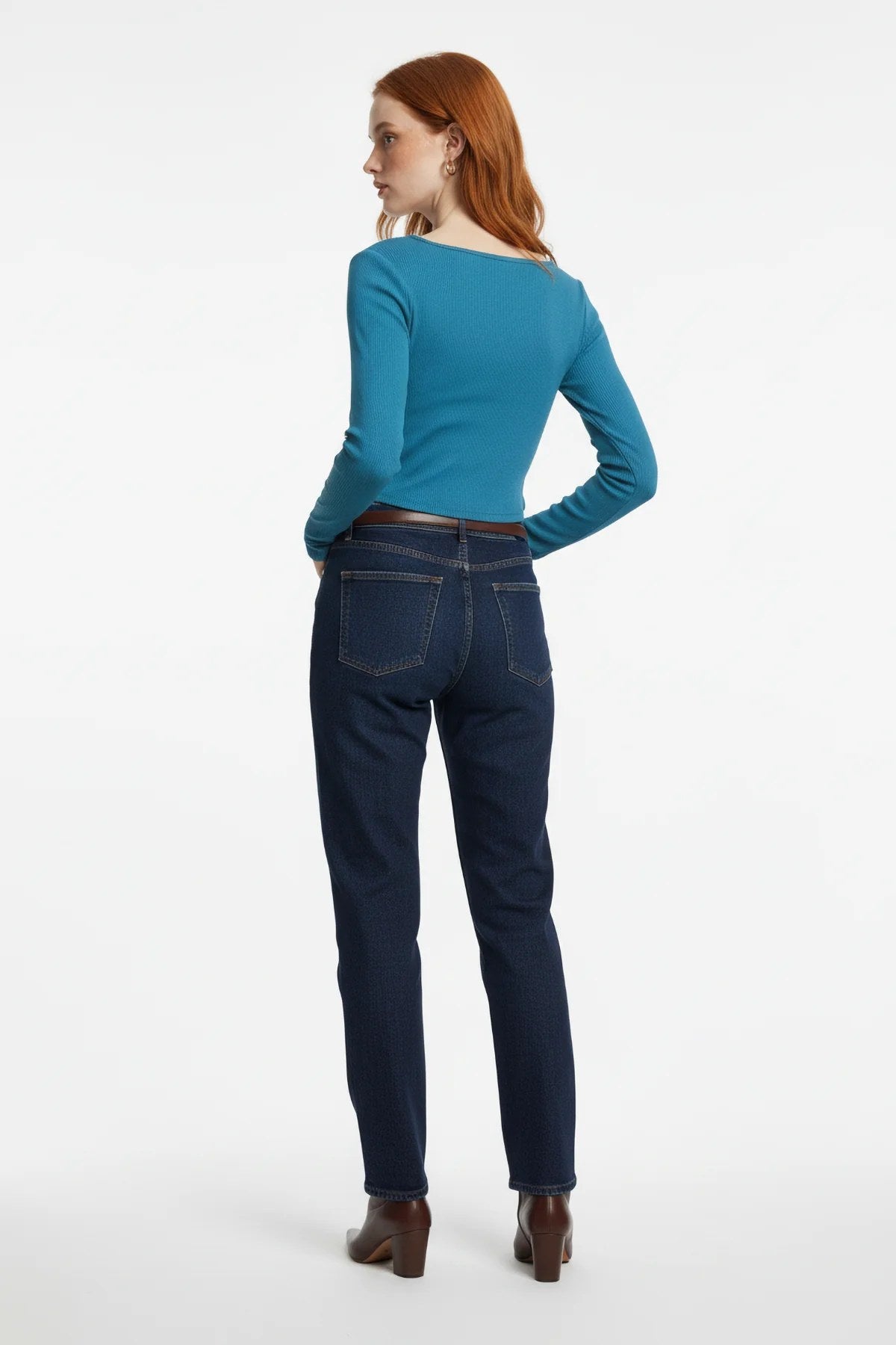 Quadratisches Neck Crop Top