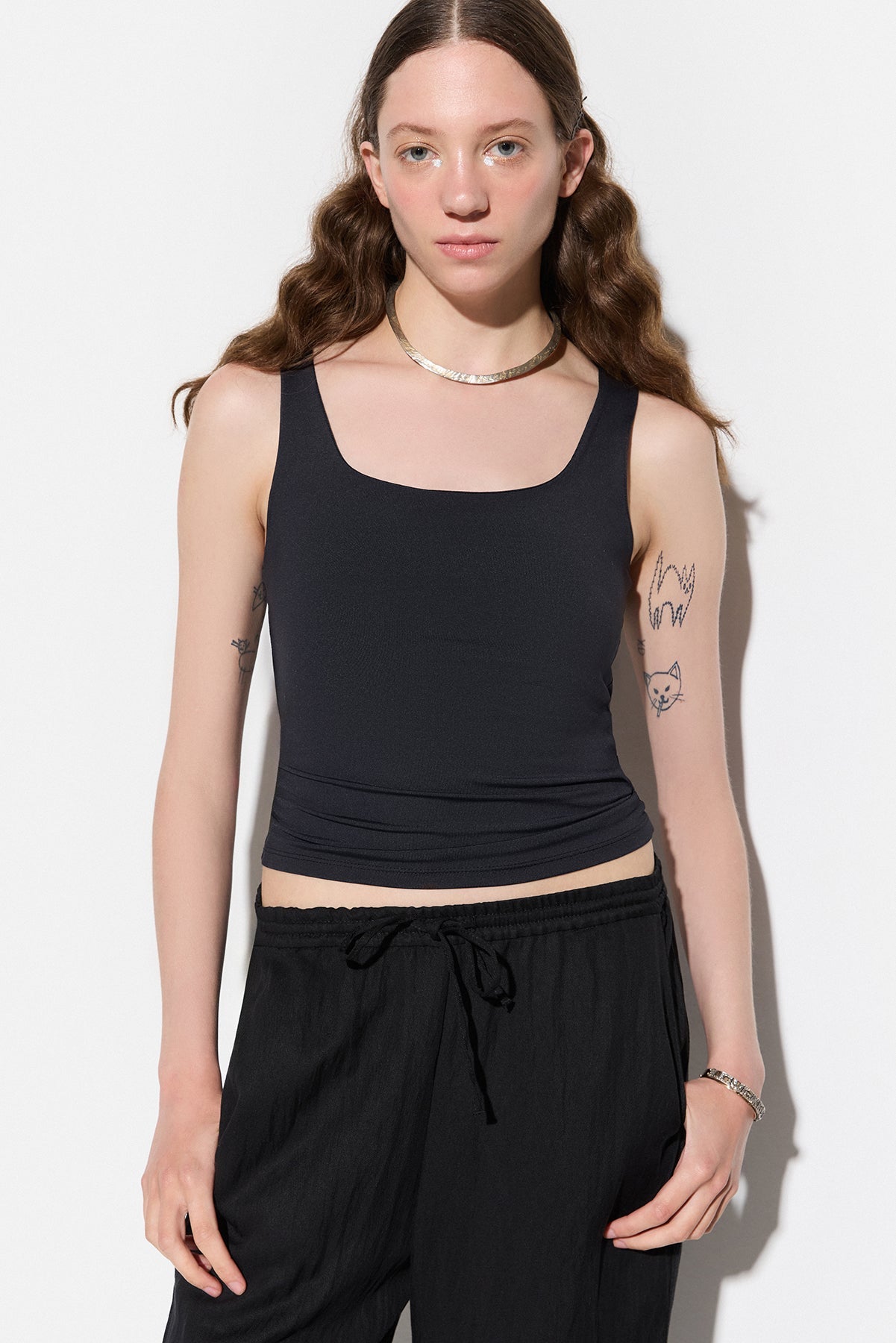Ärmellose Bluse