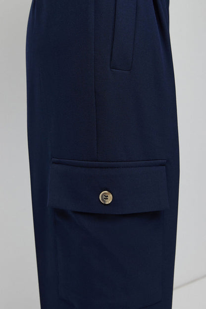 Gewebte Hose mit Cargotaschen