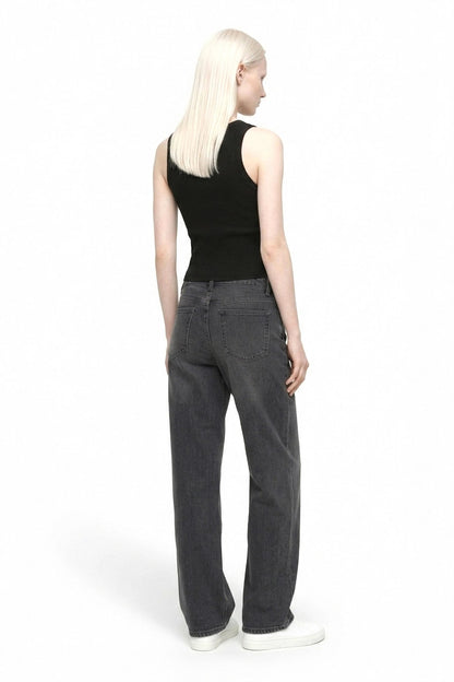 Rippstrick Basic Top mit Stretch