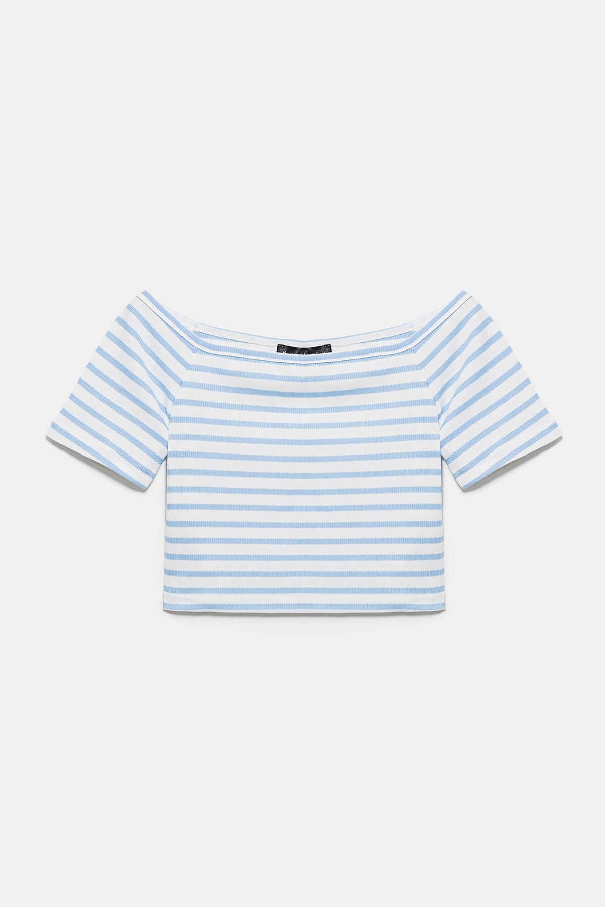 Gestreifte Crop-Bluse