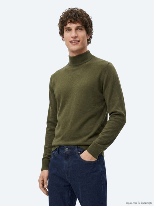 Khaki Strickpullover