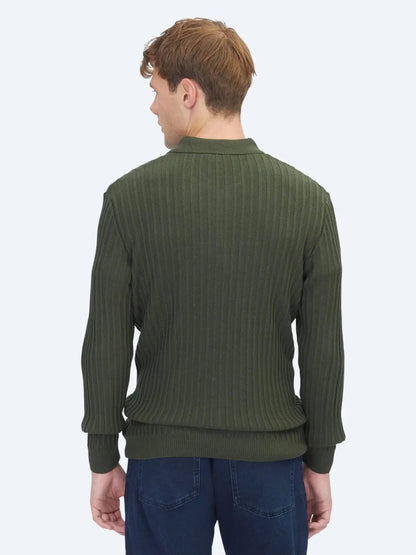 Khaki Strickpullover