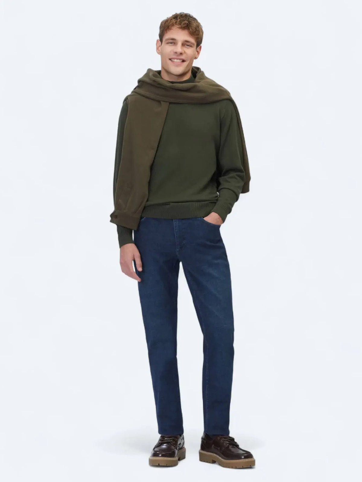 Khaki Strickpullover