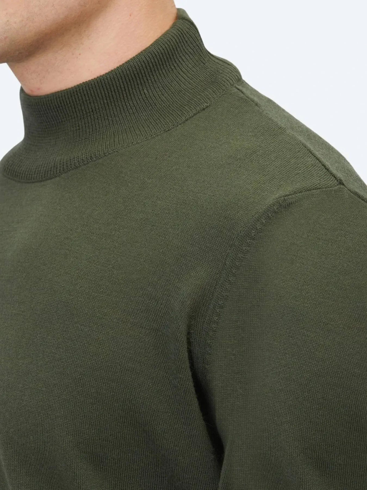 Khaki Strickpullover