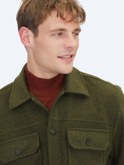 Khaki Überhemd