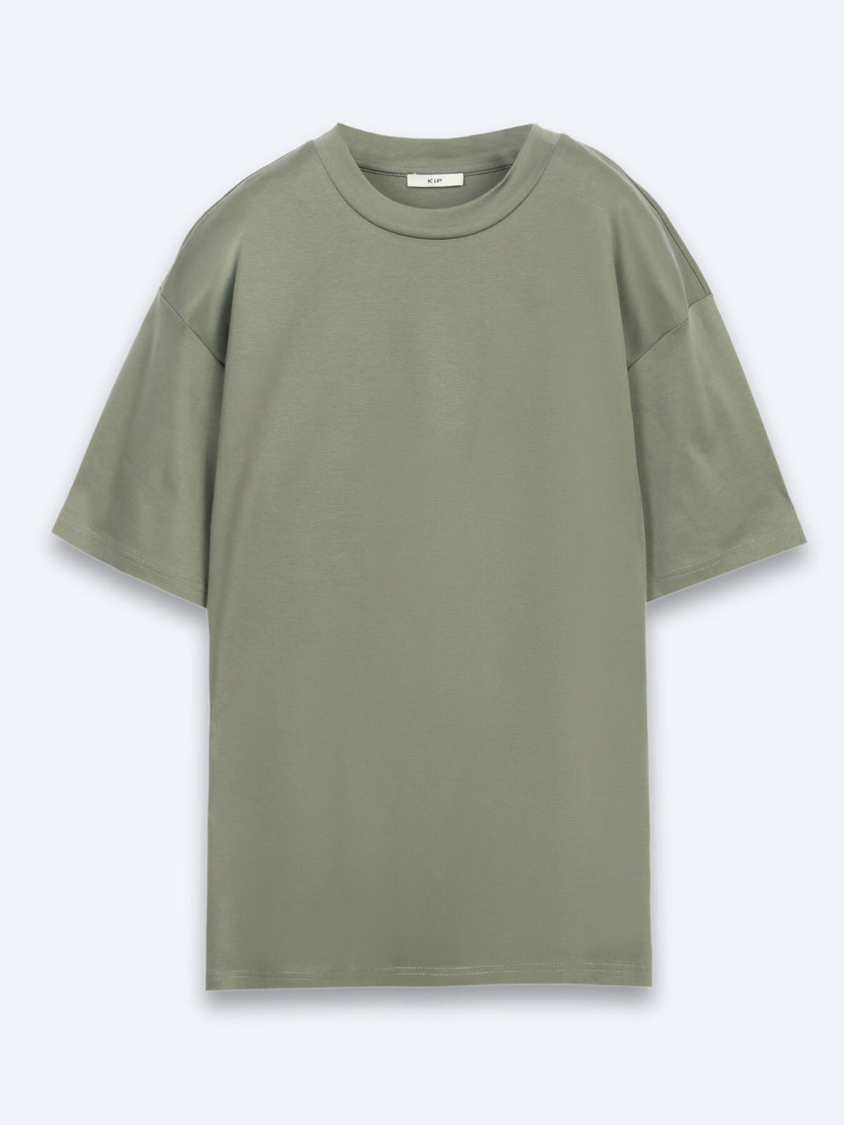Khaki Unifarben 100% Baumwoll T-Shirt